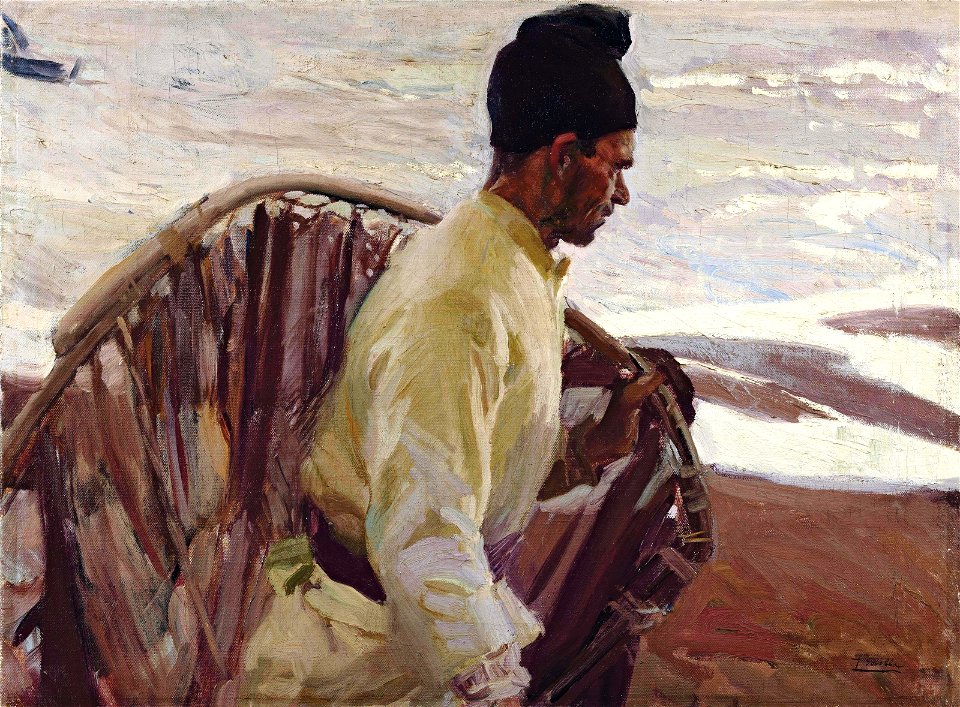 Joaquín Sorolla - Pescador de quisquillas, Valencia (1908)