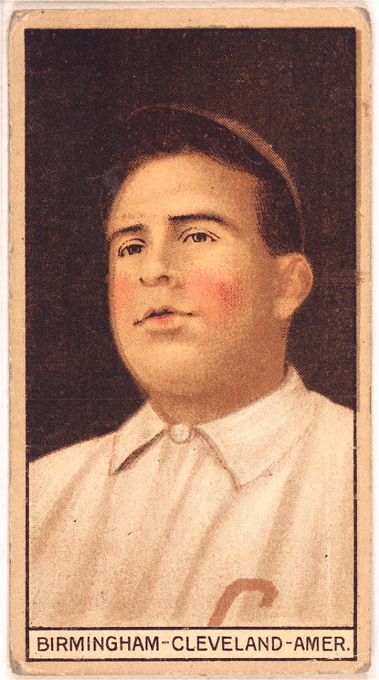 Joe Birmingham, Cleveland Naps, baseball card portrait LCCN2008678047