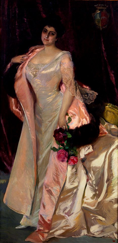 Joaquín Sorolla - Retrato de Mercedes Mendeville, condesa de San Félix