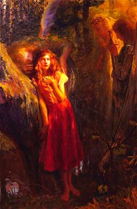 Joan of Arc, by Gaston Bussiere. Free illustration for personal and commercial use.
