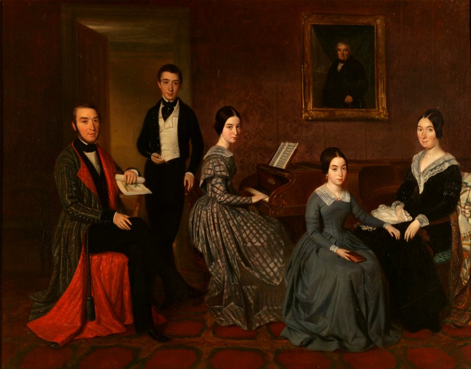 Joaquín Espalter - The family of Jorge Flaquer - Google Art Project