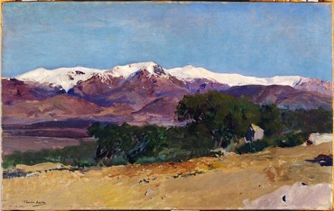 Joaquin Sorolla y Bastida - Seven-Peaks, Guadarrama - 1925.34 - Fogg Museum