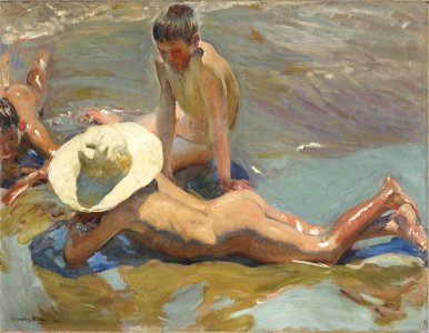 Joaquín Sorolla y Bastida - Children on the Beach - A2138 - Hispanic Society of America