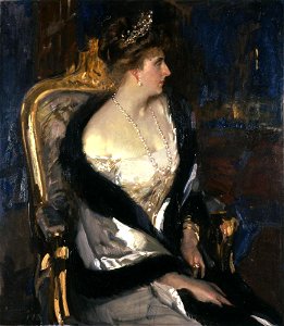 Joaquín Sorolla y Bastida - Victoria Eugenia, Queen of Spain - A54 - Hispanic Society of America