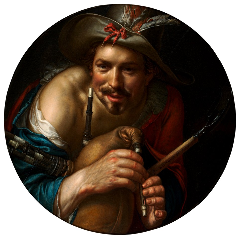 Joachim Wtewael - A Shepherd - 1992.60 - Harvard Art Museums. Free illustration for personal and commercial use.
