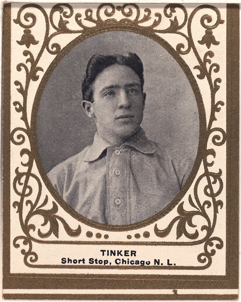 Joe Tinker, Chicago Cubs, baseball card portrait LCCN2007683738