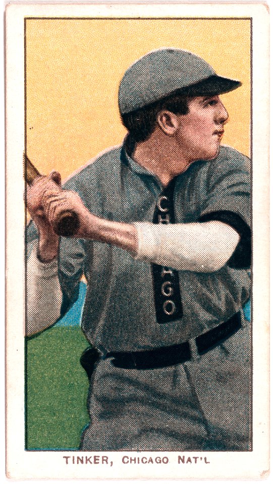 Joe Tinker, Chicago Cubs, baseball card portrait LCCN2008676401