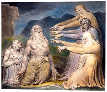 Job Rebuked by His Friends Butts set