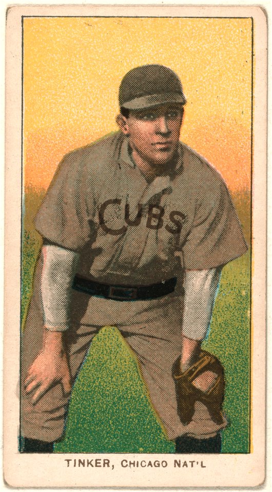 Joe Tinker, Chicago Cubs, baseball card portrait LCCN2008675151