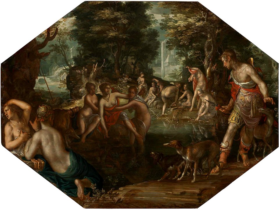 Joachim Anthoniesz. Wtewael - Actaeon Watching Diana and Her Nymphs Bathing - 57.119 - Museum of Fine Arts
