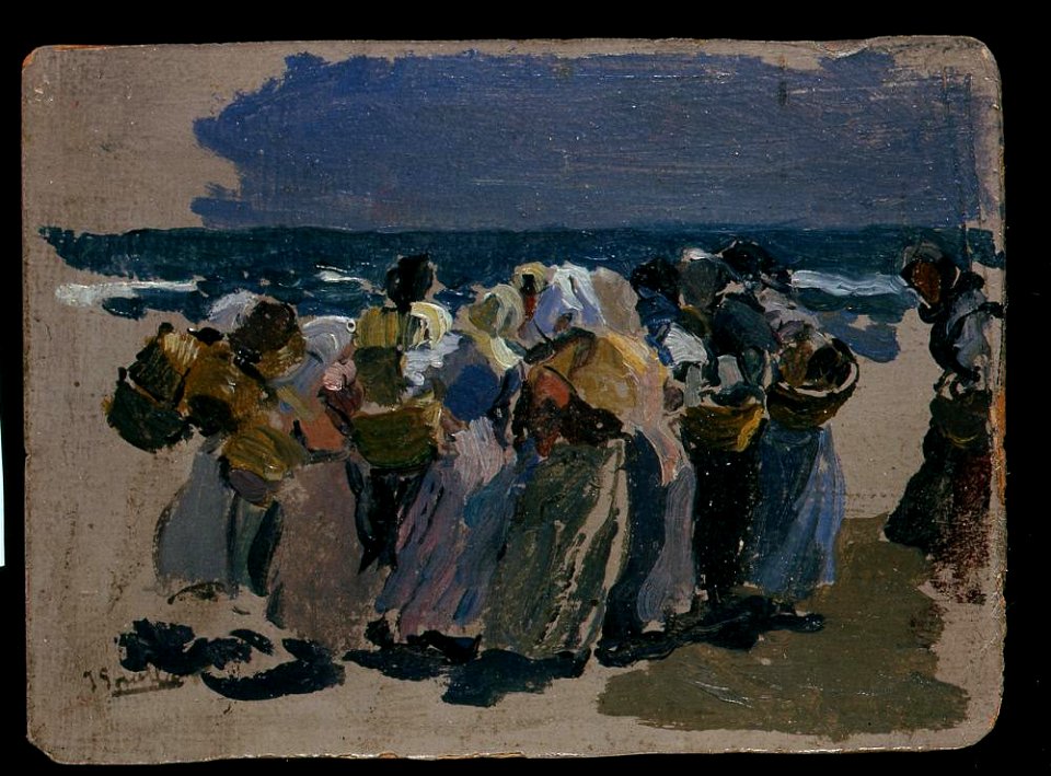 Joaquín Sorolla y Bastida - The Beach, Valencia (Fishwives) - A202 - Hispanic Society of America