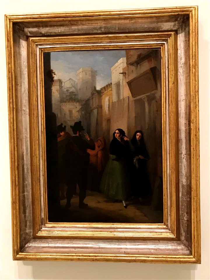 Joaquín Domínguez Bécquer - Rendezvous in the Street