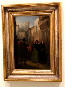 Joaquín Domínguez Bécquer - Rendezvous in the Street