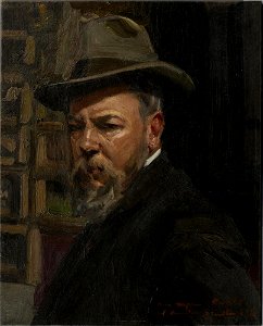 Joaquín Sorolla y Bastida - Portrait of the Artist - A28 - Hispanic Society of America