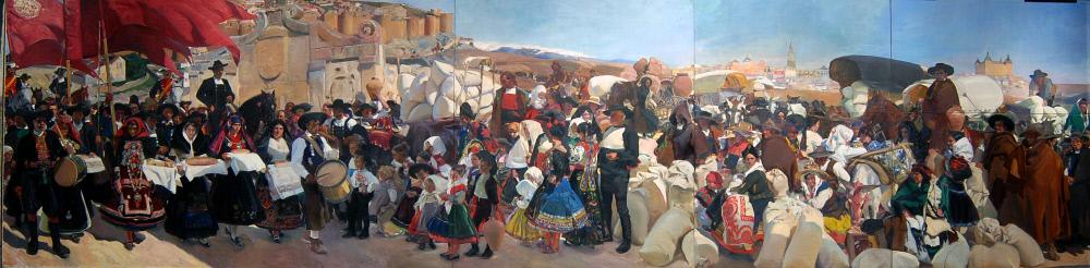 Joaquín Sorolla y Bastida - Vision of Spain (formerly, The Provinces of Spain), Castilla - A1815 - Hispanic Society of America