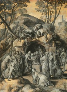 Joachim Beuckelaer - The Resurrection of Lazarus 6 beuckelaar 1505