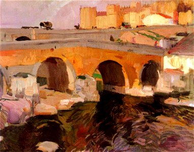 Joaquín Sorolla, El Puente Viejo de Ávila