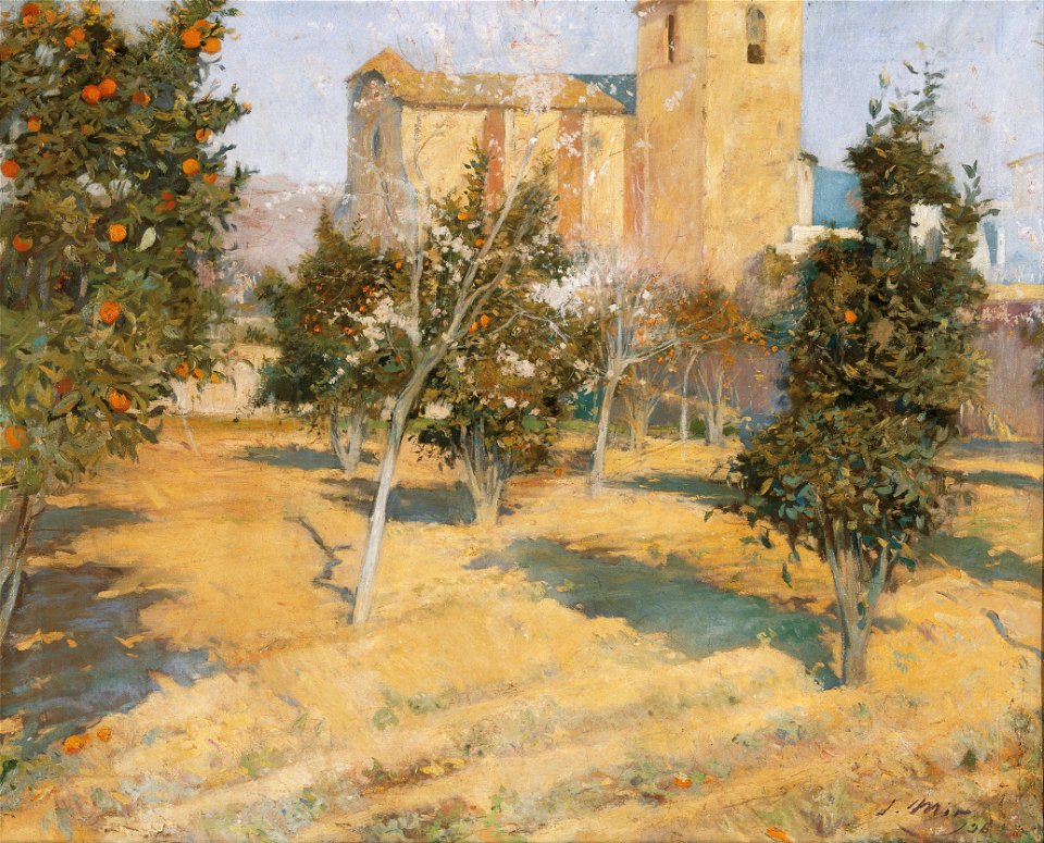 Joaquim Mir - The Rector's Orchard - Google Art Project