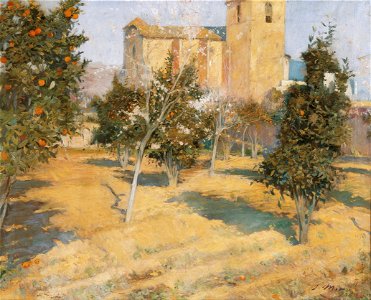 Joaquim Mir - The Rector's Orchard - Google Art Project