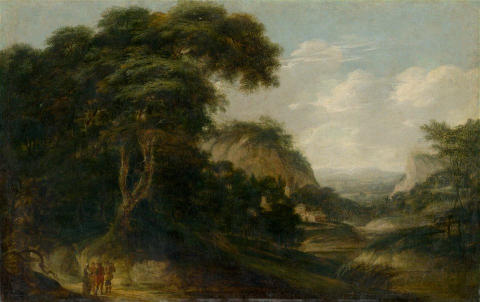 Joachim Franz Beich - Landscape with Figural Staffage - O 4422 - Slovak National Gallery