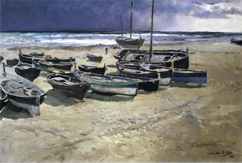 Joaquin Sorolla y Bastida - Dia de tempestad, Valencia