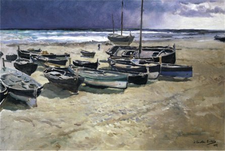 Joaquin Sorolla y Bastida - Dia de tempestad, Valencia
