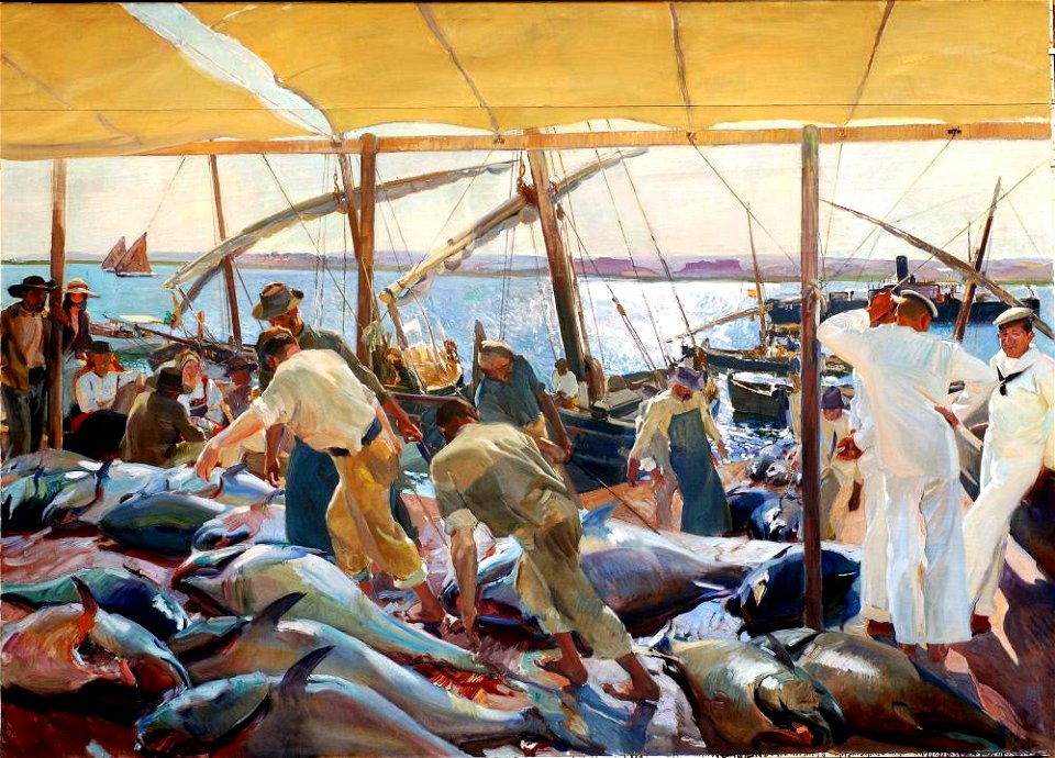 Joaquín Sorolla y Bastida - Vision of Spain (formerly, The Provinces of Spain), Ayamonte - A1812 - Hispanic Society of America