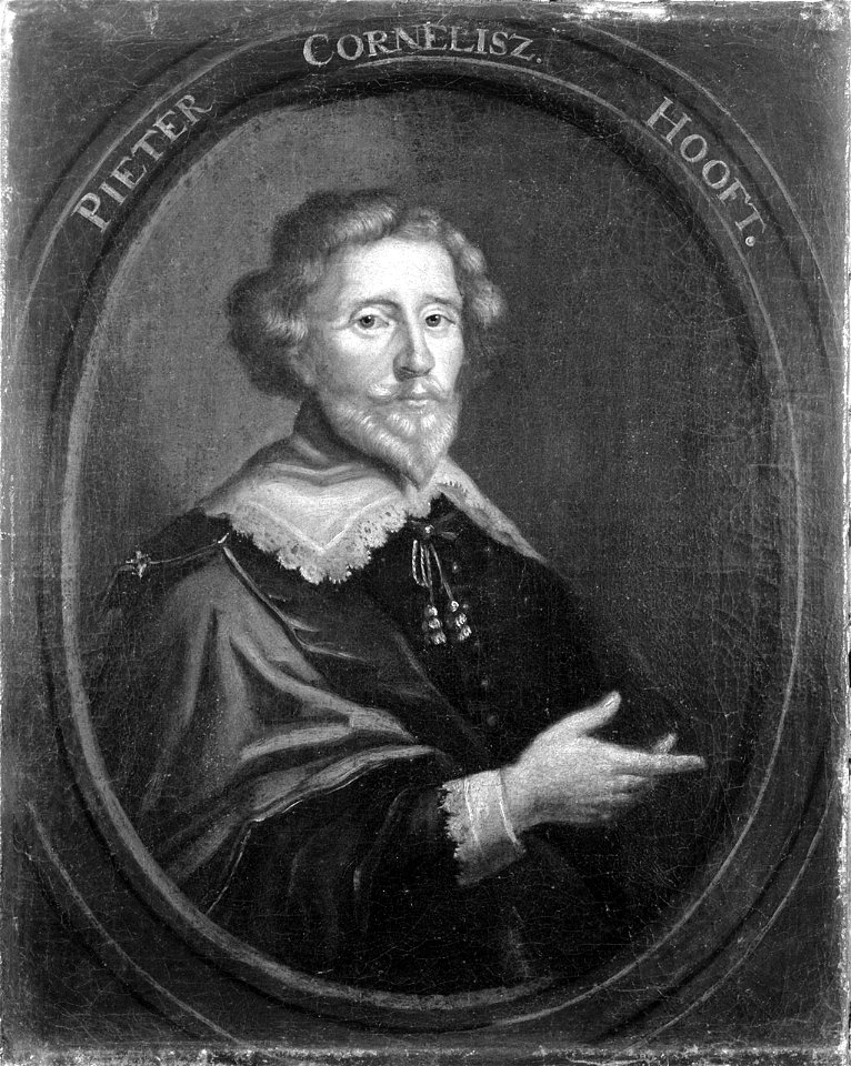 Joachim von Sandrart - Pieter Cornelisz. Hooft (1581-1647) - SA 3178 - Amsterdam Museum. Free illustration for personal and commercial use.