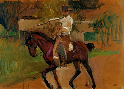 Joaquín Sorolla y Bastida - Garrochista