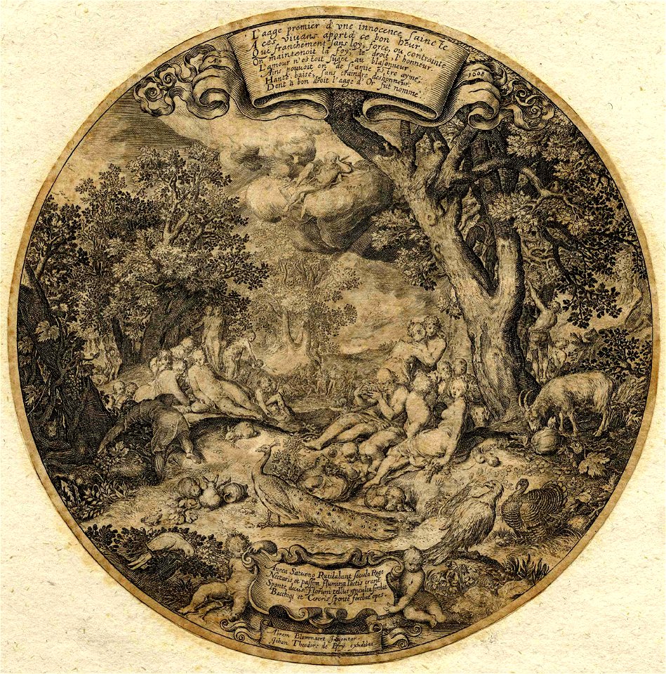 Joannes Theodor de Bry Das goldene Zeitalter ubs G 0013 I