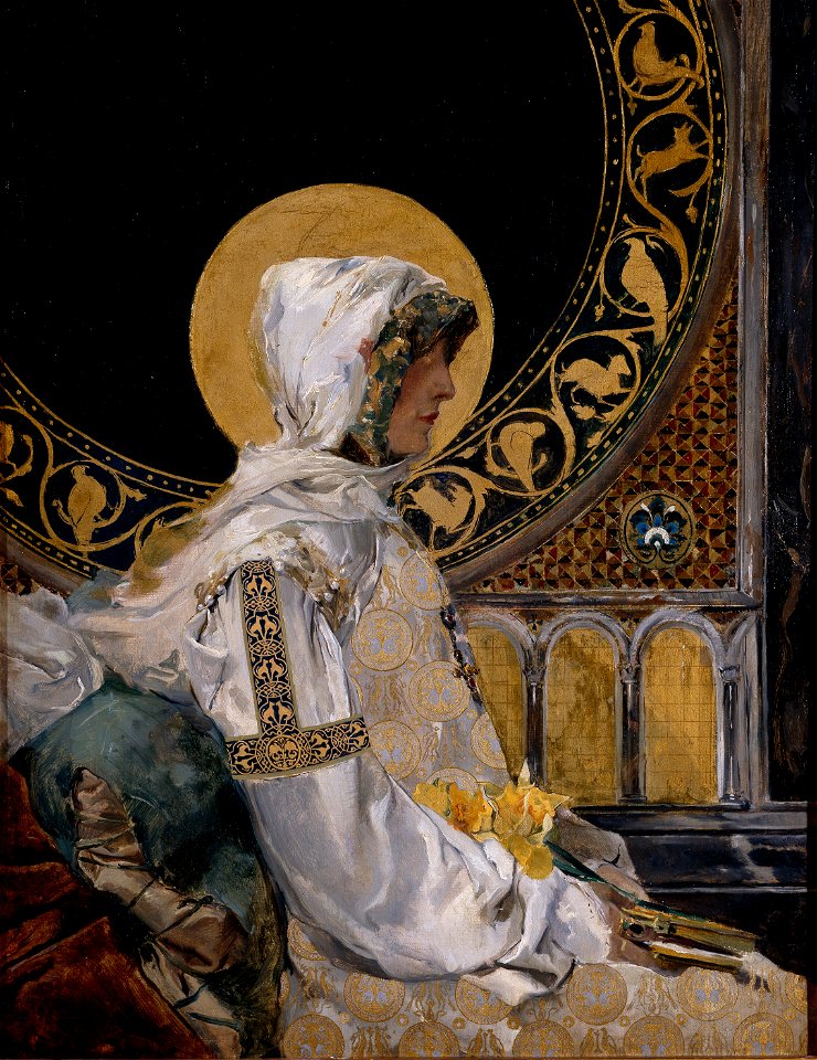 Joaquín Sorolla - Santa en oración