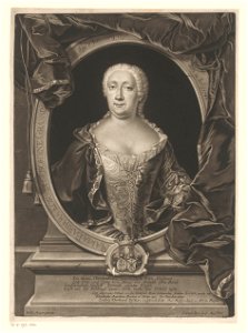 JJ Haid nach WD Majer - Maria Barbara Korn (Schabkunst nach 1746, RP-P-1915-1360)