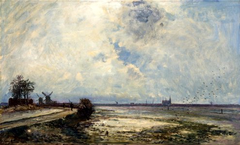 Johan Barthold Jongkind - Dutch Landscape - Google Art Project