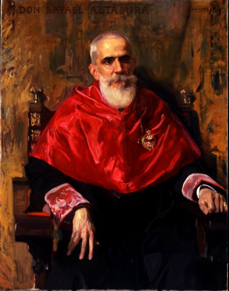 Joaquín Sorolla y Bastida - Don Rafael Altamira y Crevea - A1922 - Hispanic Society of America