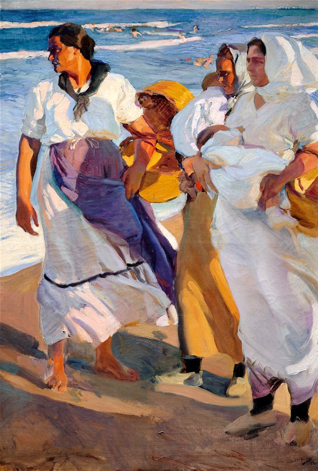 Joaquín Sorolla y Bastida - Fisherwomen from Valencia - Google Art Project