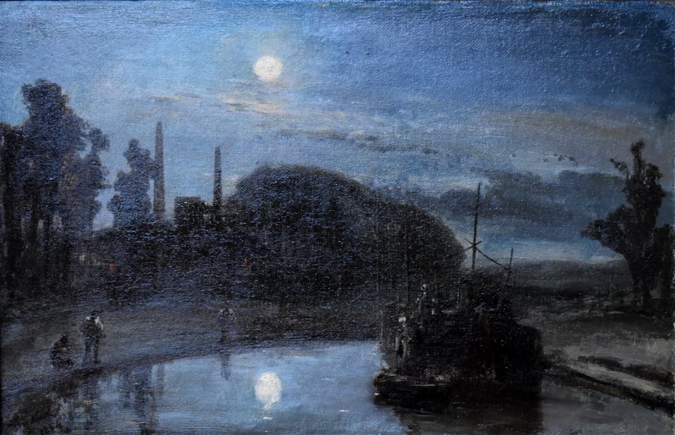 Johan Barthold Jongkind - Le soir sur le canal 02