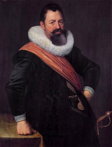 Jochem Hendricksz Swartenhont (1566-1627), by Nicolaes Eliasz Pickenoy. Free illustration for personal and commercial use.