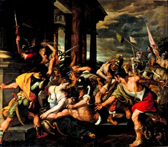 Jodocus van Winghe - Delilah’s Betrayal and Samson’s Imprisonment by the Philistines - Google Art Project