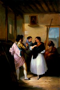 Joaquín Domínguez Bécquer Maja and bullfighter