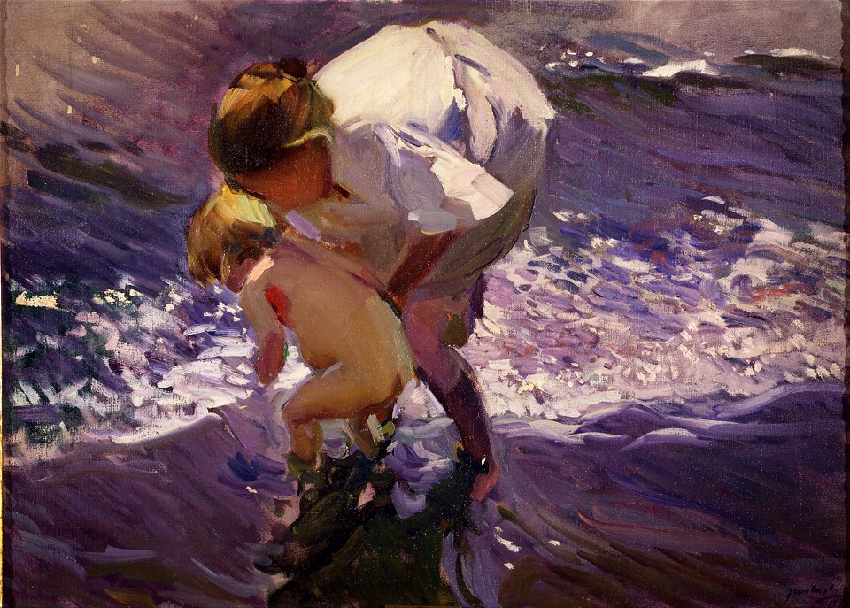 Joaquín Sorolla - Baño en la playa - Google Art Project