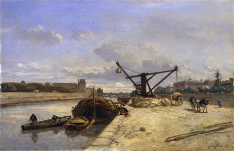 Johan Barthold Jongkind, View from the Quai d'Orsay, 1854