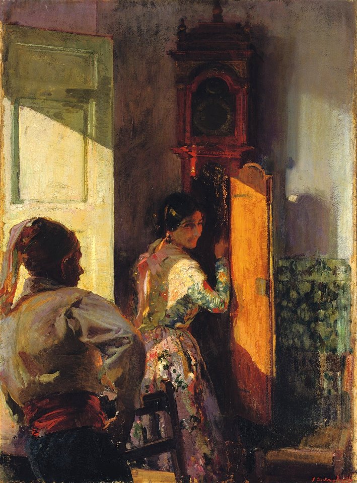 Joaquín Sorolla y Bastida - Dando Cuerda