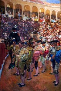 Joaquín Sorolla y Bastida - Vision of Spain (formerly, The Provinces of Spain), Sevilla, The Bullfighters - A1810 - Hispanic Society of America