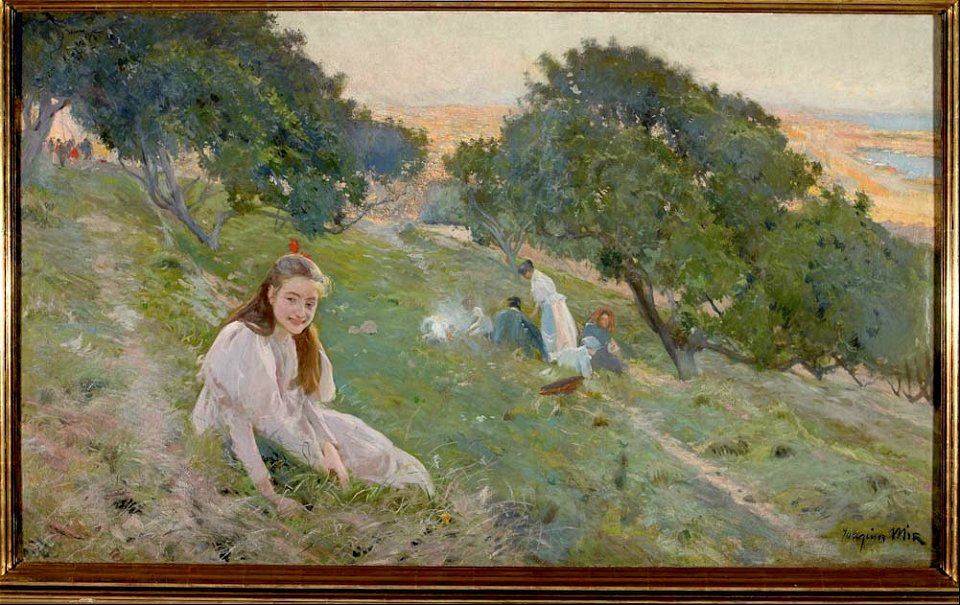 Joaquin Mir - Hillsides of Montjuïc - Google Art Project