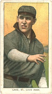 Joe Lake, St. Louis Browns, baseball card portrait LCCN2008676628