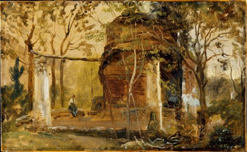 Johan Christian Dahl - Mausoleet til San Vito i nærheten av Pozzuoli