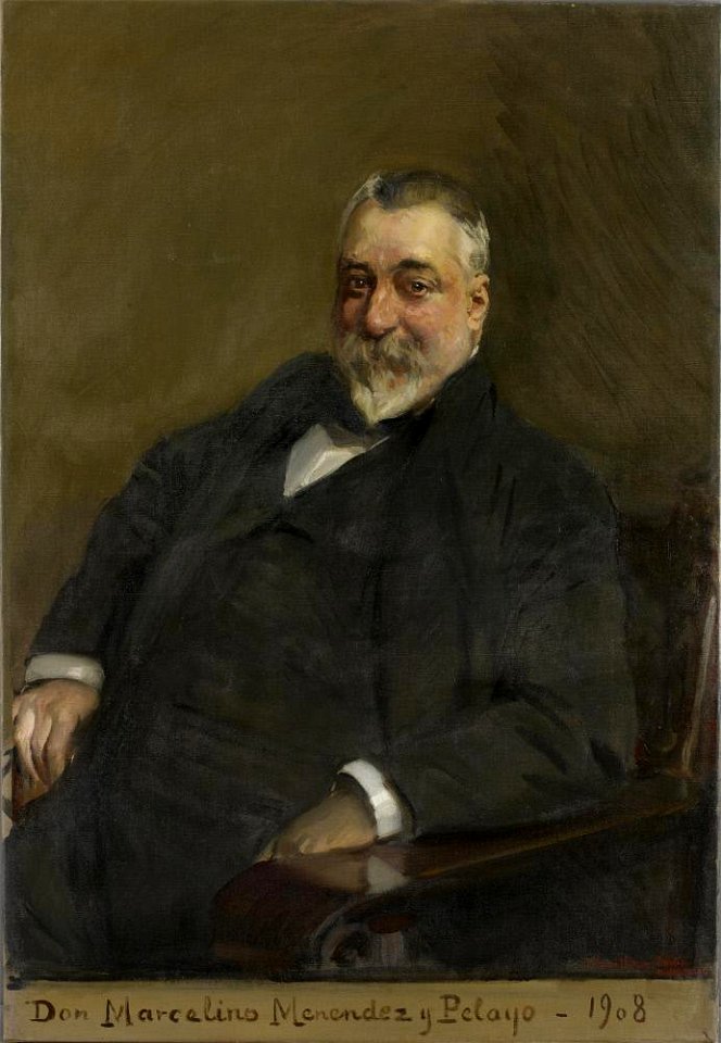 Joaquín Sorolla y Bastida - Marcelino Menéndez y Pelayo - A50 - Hispanic Society of America
