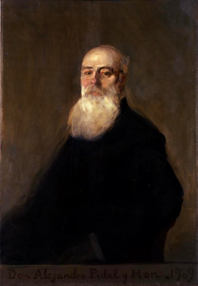 Joaquín Sorolla y Bastida - Alejandro Pidal y Mon - A56 - Hispanic Society of America