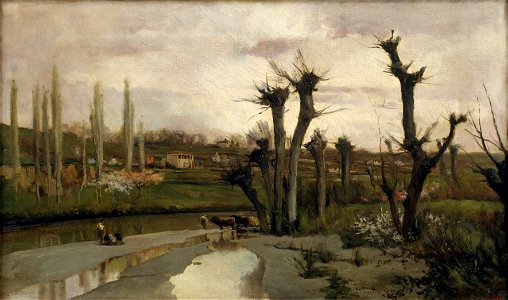 Joaquim Vayreda - The Beginning of Spring - Google Art Project