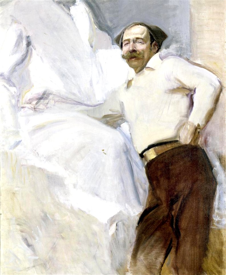 Joaquín Sorolla y Bastida - The Sculptor, Mariano Benlliure y Gil - A1928 - Hispanic Society of America